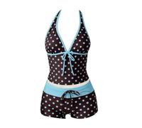 Bañador Mujer Talla Grande Tankinis Vestidos De Baño Mujer Bañador Push Up Bañadores Reductores Bikini Pantalon Tankinis Tallas Grandes Bikini Mujers Braga Alta Para Playa Vacación Natar Boyshort