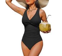 Bañador Mujer Vientre Plano Traje De Baño Mujer Playa Bañador Tallas Grandes Sexy Barriga Reductor Ropa De Baño Verano Vacación Una Pieza Bañadores Push Up Elegantes Swimwear