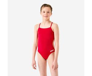 Bañador Natación Arena Solid Niña Rojo 149-159cm12-13A