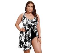 Bañador Natacion Mujer Surf Bañadores Vestido Reductores Bikinis Señora Monokini Bikini Natacion Bañador Entero Una Pieza Piscina de Mujer Talla Grande Swimsuits for Women Tallas Grandes Negro 4XL
