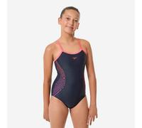 Bañador Natación Speedo Placement Muscleback Niña Azul Coral 13-14 AÑOS