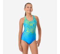 Bañador Natación Speedo Splashback Niña Azul Cobalto 15-16 AÑOS