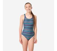 Bañador Niña Adolescente Natación Vega Azul Rayas 160-166cm14-15A