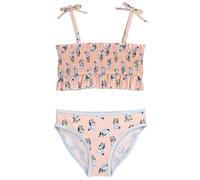Bañador Niña Bluey | Bikini Dos Piezas con Volantes y Tirantes con Lazo | Traje de Baño Estampado Personajes Bluey y Bingo | Tallas 3-10 Años | Secado Rápido y Cómodo (FR/ES, Edad, 2 años, Regular)