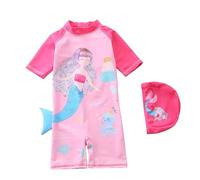 Bañador Niña, Trajes de baño de Bikini con Cintura ahuecada para niñas, Ropa de Playa para Nadar Caliente