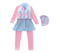 Bañador Niña, Trajes de baño de Bikini con Cintura ahuecada para niñas, Ropa de Playa para Nadar Caliente