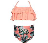 Bañador Niñas Natacion - Bikini Wear Ruffles Little Suit 212Y Baby Floral Traje de baño Beach Girls Two Set Kids Toddler Print
