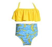 Bañador Niñas Natacion - Bikini Wear Ruffles Little Suit 212Y Baby Floral Traje de baño Beach Girls Two Set Kids Toddler Print