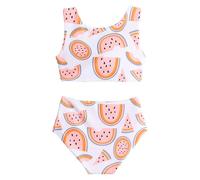 Bañador Niñas Vaiana - Traje de baño Reversible Dos Piezas con Estampado Animados para niñas pequeñas Verano