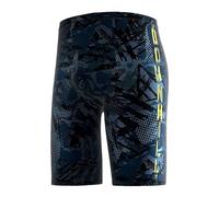 Bañador para hombre 6 Planos en U Paso Deporte Casual Estilo Impreso Bañador Hombres Bañador Corto, azul oscuro, 5XL