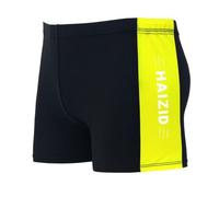 Bañador para hombre adulto, color amarillo, talla 5XL, cintura elástica, tiro medio, retales, repelente