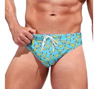 Bañador para hombre con tanga en T Back G Tanga Bikini Parte Inferior Slip para Natación Bragas de baño de cintura baja Pantalones de natación cortos ajustados con hombres Sexy Briefs Sport Mini Letra