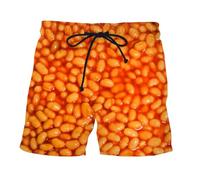 Bañador para hombre Funny Food Shorts Beach Trunks Unisex Hombre Bañador Mujer Salchicha Cerdo Vientre Impresión de Comida Rápida Pantalones Cortos Ropa Personalizada Cosplay Fiesta Verano