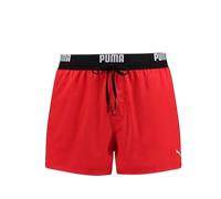 BAÑADOR PUMA SWIM LOGO 100000030 ROJO HOMBRE PLAYA CINTURA ELASTICA