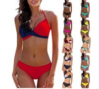 BañAdor Push Up Bikinis Mujer 2025 Multicolor Talla Grande Conjuntos Sexy Bikini Trajes de baño Adecuado Viajes Playa La Natacion Dos Piezas