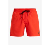 Quiksilver Everyday Solid Volley 15 Pantalones Cortos, Rojo (High Risk), L para Hombre