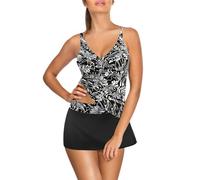 Bañador Reductor Mujer Bikini Reductores Barriga Womens Tankini Bathing Suits with Skirt Two Piece Swimsuits Ladies Swimwear Traje De Baño Mujer 2 Piezas Tankini 2026