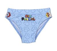 Bañador Slip de La Patrulla Canina para Niño - Color Azul - Talla 36 Meses - Tejido de Secado Rápido - Estampado con los Personajes Chase, Rubble y Marshall - Producto Original Diseñado en España