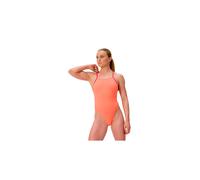 Bañador speedo fl solid tie back mujer summer naranja 24