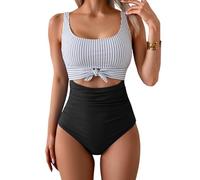 Bañador una Pieza Mujer Bañadores Mujer Reductores Tankini con Relleno Bañador Reductor Barriga Tallas Grandes Verano Playa Bañadores Floral Gorditas Ropa Swimsuit Women Cebra XL