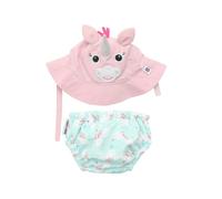 Bañador y gorrito zoocchini Unicornio 3-6 meses