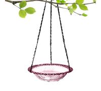 Bañador y para Pájaros | Bebedero para Aves - Pájaro Baño Colgante Decorativo De Metal para Estación De Observación En Jardín, Uso En Césped Cerca Porche Ventana Balcón Árbol