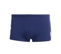 adidas Uomo RIPSTREAM Team Graphic Swim Boxers, Dark Blue, 36