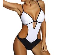 Bañadores Mujer Natación Bañador De Una Pieza Reductor Barriga Traje De Baño Talla Grande Cintura Alta Bañadores Reductores One Piece Trajes De Baño Espalda Abierta Trikini Menstrual Monokinis Oferta