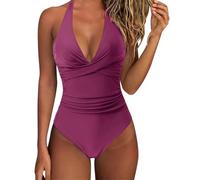 Bañadores Mujer Natacion Bañador Deportivo Una Pieza Bañadores Reductor Barriga con Relleno Pecho Entero Trajes De Baño Vientre Plano Ropa De Baño Reductores Piscina Playa Veraneo Vacaciones