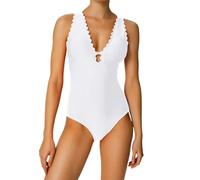 Bañadores Mujer Natacion Bañador Ropa Cintura Alta Baño Secado Rápido Retro Natación Deportivo Traje Tallas Grandes Clásico Manga Larga Talla Grande