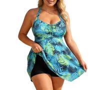Bañadores Mujer Natacion- Bikinis Mujer Traje De Baño De Dos Piezas Tankini Fluido con Pantalones Cortos para Niño Traje De Baño De Playa De Verano 2026