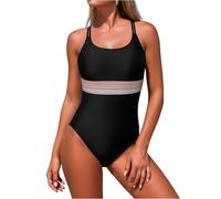Bañadores Mujer Natación Trikinis Mujer 2025 Talla Grande Swimsuit Women Clásico Triquini Trikini Verano 2#Negro L