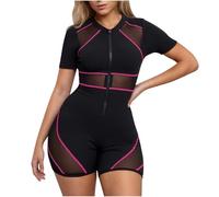 Bañadores Mujer Reductores,Trajes de Baño Mujer Contenitivo Vientre Verano Piscina Traje de Buceo Elegante Rash Guard Traje de Baño Monokini Deportivo Mar Playa Surf Swimwear Swimsuit