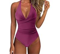 Bañadores Mujer Sexy Reductores Bañador Vientre Plano Talla Grande con Sujetador Trajes De Baño Mujer 2025 Menstrual Verano Vikinis para Mujeres Natacion Brasileño Beachwaer Vino XL