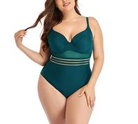 Bañadores Mujer Tallas Grandes Traje De Baño Mujer Dos Piezas Fatos Banho Mulher Bañador Push Up Señora Negro Reductor Bikini Pecho Surf Reductores Barriga con Pierna Pantalon Aros Sexy XXXXXL