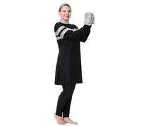 Bañadores Natacion Mujer Traje De Baño Islámico Femenino Conjunto De Tankini Holgado Y Bikini Empujar Mujer Bañador Turbo Bikini Bañador Speedo Sexy (XXXXXL)