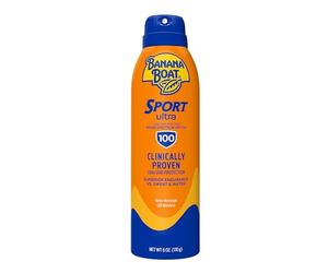 Banana Boat Sunscreen UltraMist Sport Performance Broad Spectrum Sun Care Sunscreen Spray - SPF 100, 6 Ounce by Banana Boat
