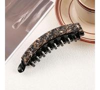 Banana Clip 1/4pcs Acetate glass banana clip, ponytail hair, vertical, women's back of the head, accessory