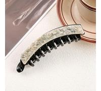 Banana Clip 1/4pcs Acetate glass banana clip, ponytail hair, vertical, women's back of the head, accessory