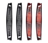 Banana Clip,4 pinzas para el cabello de plátano, accesorios para el cabello de cola de pez,peines grandes vintage de plátano,peine de cola de pez,Clip de cola de caballo,Para mujeres y niñas