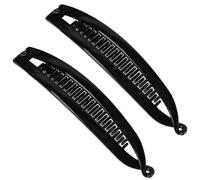 Banana Clips for Women,Double Banana Claw Clips Barrettes Ponytail Holders - 2X Non-Slip Classic Styling Accessories, Strong Hold for Thick, Thin, Curly Styles