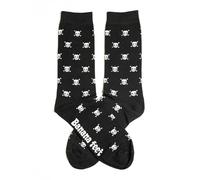 Banana Feet Calcetines Calaveras Fantasía para Hombre y Mujer | Algodón Bordado con Diseños Divertidos y Originales | Calcetines Estampados Unisex Calidad Fabricación Local (Talla L, EU 41-45)