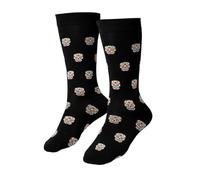 Banana Feet | Calcetines Calaveras Mexicanas Fantasía para Hombre y Mujer | Algodón Bordado con Diseños Divertidos y Originales | Calcetines Estampados Calidad Fabricación Local (Talla L, EU 41-45)