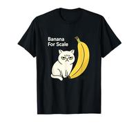 Banana For Scale, Amante de los Gatos, Humor Camiseta