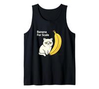 Banana For Scale, Amante de los Gatos, Humor Camiseta sin Mangas