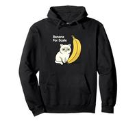 Banana For Scale, Amante de los Gatos, Humor Sudadera con Capucha