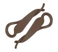Banana Hair Clip, Hair Styling Clip, Interlocking Claw Clasp, Strong Secure Hold, Fashionable Material, Ideal for Daily or Formal Use, 4.13x1.18x0.79 Inches, Black Brown, 2 Pieces