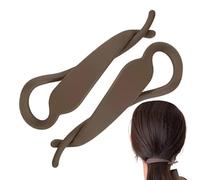 Banana Hair Clip, Interlocking Styling Claw, Secure Hold Accessory, 2-Piece Chic Design, Women’s Fashion Tool for Casual Wear, Bridal Party, School Vacation, Work Wedding Night Out