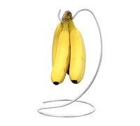 Banana Holder Stands, Stainless Steel Fruit Hook Stand, Durable Banana Rack for Kitchen Countertop Cabinet Table Apartment Restaurant, Sleek Modern Design, Keeps Fruit Fresh and Accessible