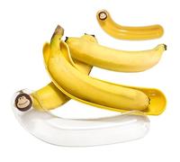 Banana Keeper Saver - Funda protectora portátil con forma de plátano, reutilizable, antiapretón, contenedor de frutas para gimnasio, salida, pesca